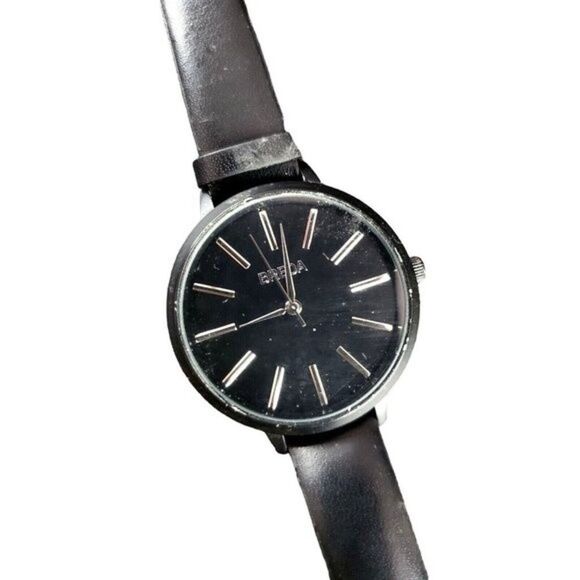 Breda Joule Black on Black Leather Japan Mvmt Women's Watch-  1722E - Picture 1 of 7